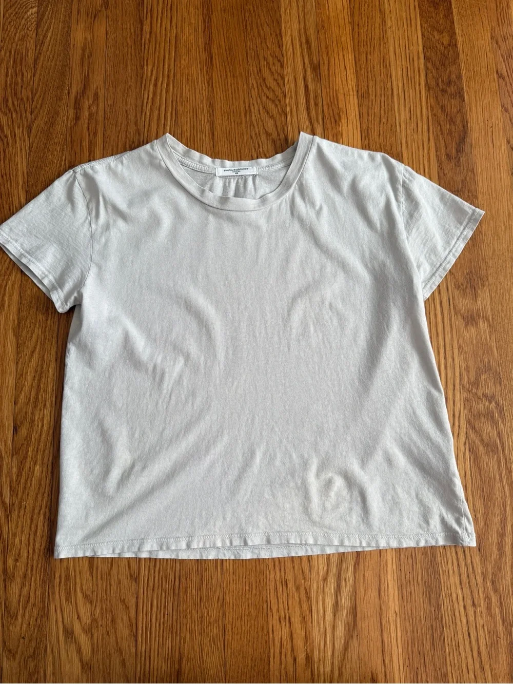 Perfect white tee off white crop tshirt XS - Picture 2 of 8